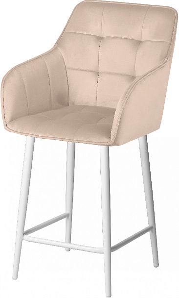 Комплект полубарных поворотных кресел Мони К, Confetti cream/белый, 3 шт. - Вид 2