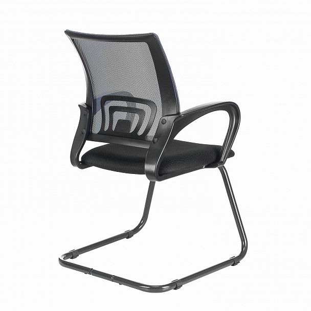 Кресло для приемных и переговорных BRABIX "Fly CF-100", серое/черное, 532089 - Вид 5