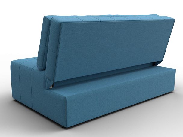 Диван прямой Лига-107 (140) Рогожка голубой - Вид 5