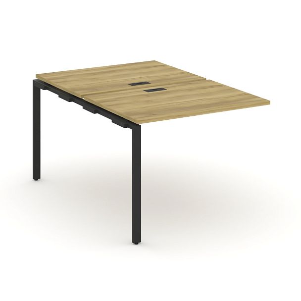 Concept Двойной наборный элемент рабочей станциии CN.DNRS-001 Дуб Винченцо/Металл Черный 980*1480*750 - Вид 1