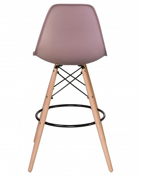 Стул барный DOBRIN DSW BAR (ножки светлый бук, цвет сиреневый (P-04)) - Вид 5
