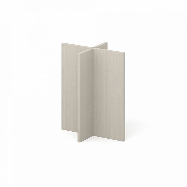 Соединительная боковина модульного стола "Лидер" ПК-ЛДР-БСМ60х43/38-В1-30 дуб альпийский - Вид 1