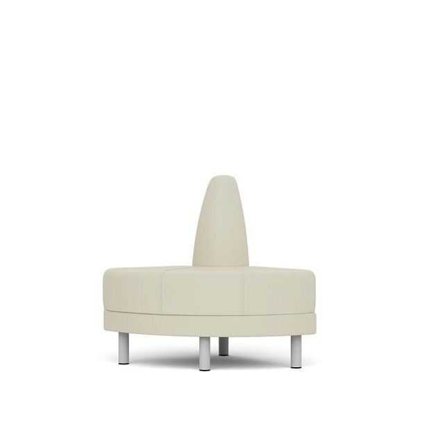 Секция угловая внешняя Александрия экокожа светло-бежевая CN1112 - Вид 1