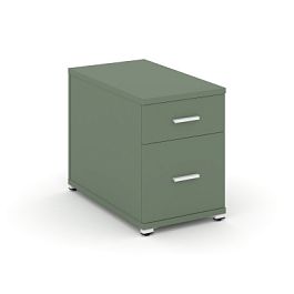 Concept Тумба опорная/приставная 1 ящ.+1 распаш. фасад CN.TGO-004 W Кобо/Металл Белый 420*720*583 - Фото предпросмотра