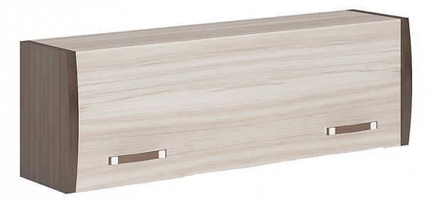 Полка навесная Бартоло ПНД с фасадом Карамель/Шамони - Вид 1