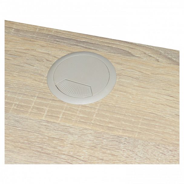 Стол на металлокаркасе BRABIX "LOFT CD-006",1200х500х730 мм,, 2 полки, цвет дуб натуральный, 641226 - Вид 7
