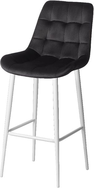 Комплект барных поворотных стульев Эйден, черный H75/белый, 3 шт. - Вид 2