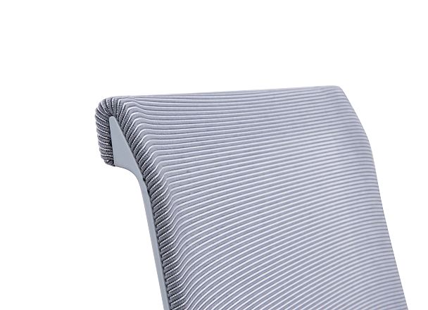 Кресло офисное Глория / серая  сетка / серый пластик - Вид 6