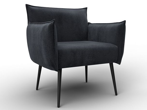 Кресло Лига-083 Велюр серый - Вид 1