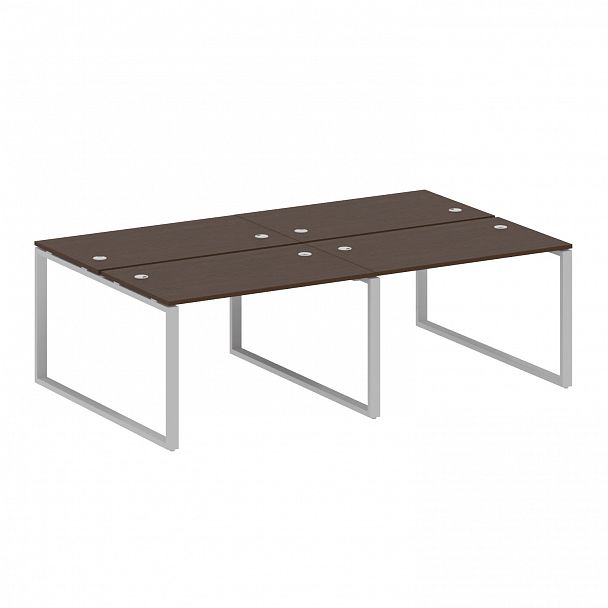 Рабочая станция "Metal System" БО.СМ-4.2 венге/серый - Вид 1