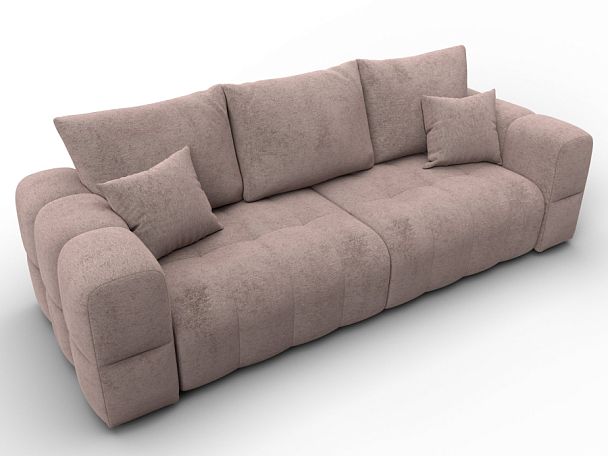 Диван прямой Лига-110 НПБ Велюр бежевый - Вид 6