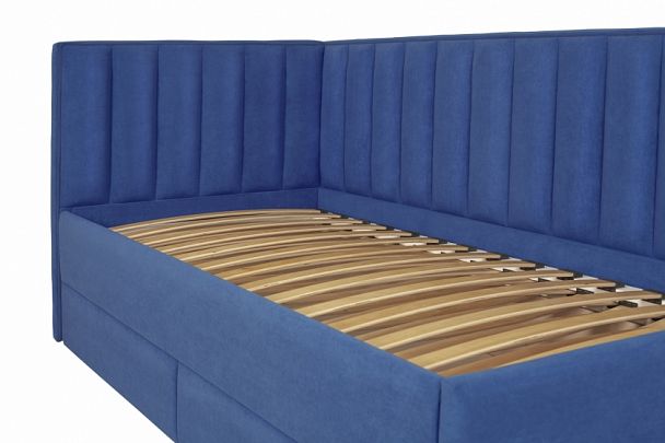 Кровать "Порше" с ящиками, синяя - Вид 5