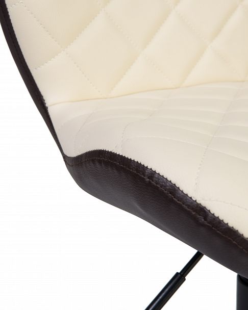 Офисное кресло для персонала DOBRIN RORY (кремово-коричневый) - Вид 8