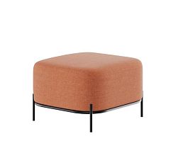 Jive Диван одноместный без спинки JVE-3 Romeo 08/Металл Черный 670*720*480 - Фото предпросмотра