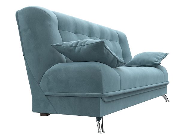 Диван Книжка Анна (полностью велюр бирюзовый) - Вид 3