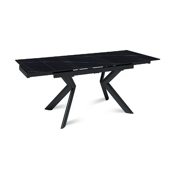 Стол раскладной Bridge (120+30+30), керамика матовая Black Gold - Вид 6