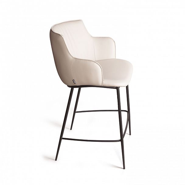Стул полубарный Sofia, экокожа тауп - Вид 12