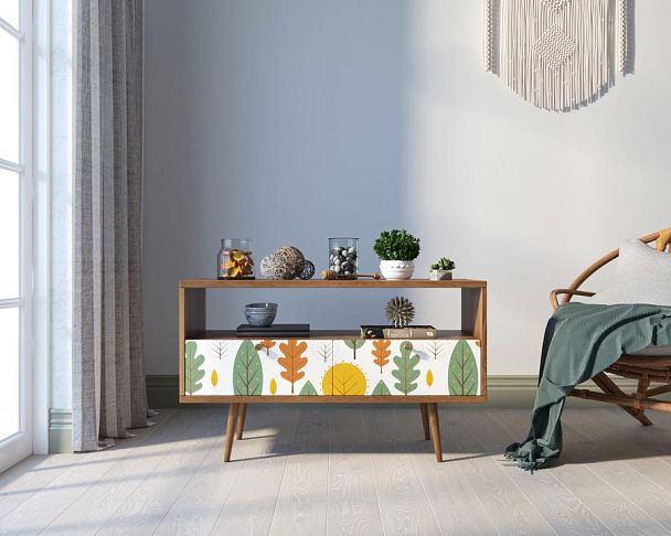 Консоль Berber с двумя ящиками принт 30 арт BB22/Print_30 - Вид 4