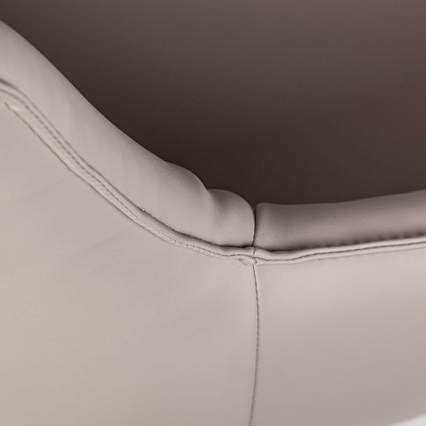 Полукресло Sofia, экокожа soft-touch, серый - Вид 10