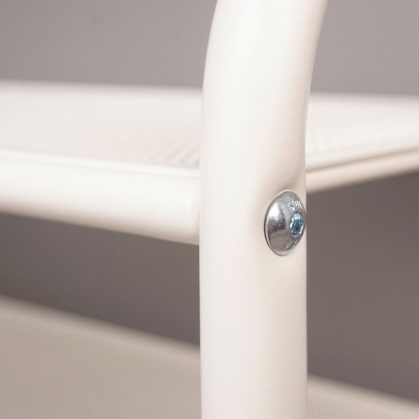 Стеллаж на металлокаркасе "Валенсия-14", 455х300х1205 мм, 4 полки, белый, СТВ14 Б - Вид 6