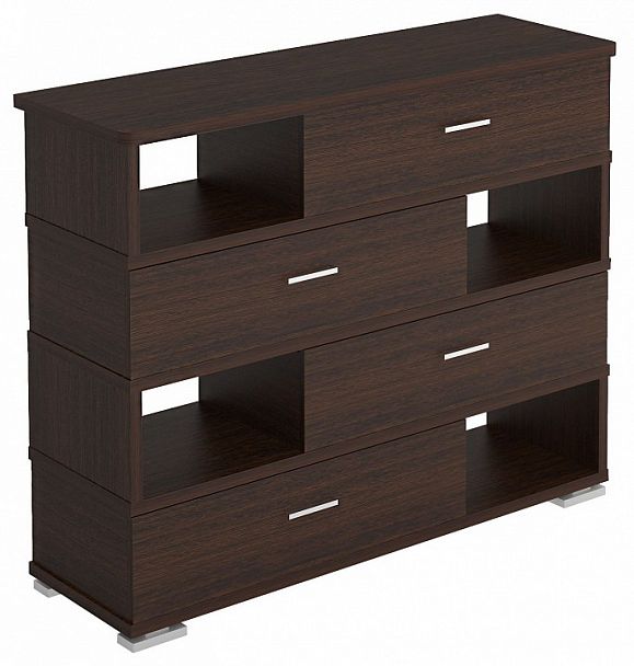 Тумба комбинированная Домино СБ-40/4-ПВК Венге - Вид 1