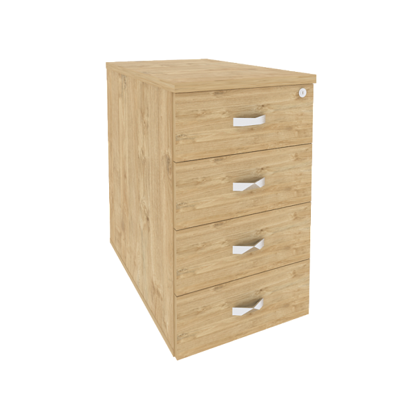 Onix Тумба приставная/опорная O.TPO-1.7 Тиквуд светлый 432*720*750 - Вид 1