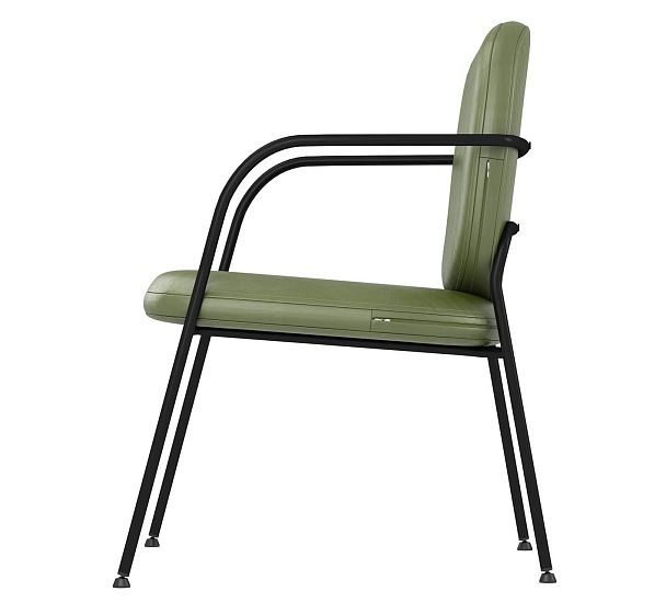 Кресло Sheffilton SHT-AMS121 оливковый/черный матовый - Вид 4