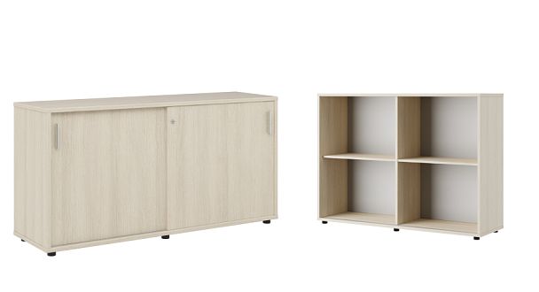 Тумба с раздвижными фасадами Trend 147x43x75 дуб феррара - Вид 1