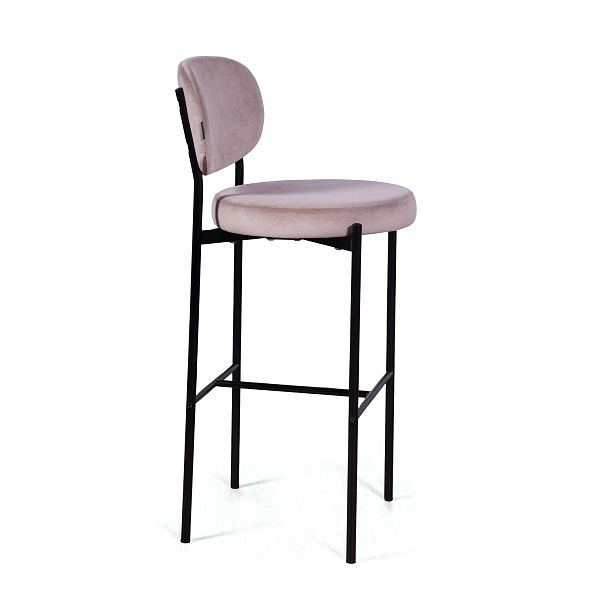 Стул барный Mason, бархат пепельно-бежевый 25 - Вид 2