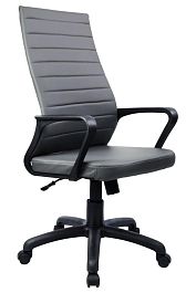 Кресло 1165-4 PL Экокожа Серый - Фото предпросмотра