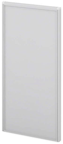 Модуль сплошной "Мобильные офисные перегородки «Логика»"  ПК-ЛГ-МДС167х80Д-В1-19 серый - Вид 1