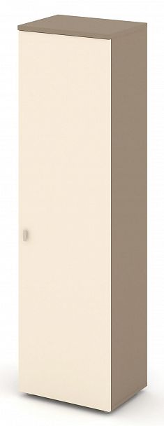 Гардероб узкий "ESTETICA" ES.GB-1 Сатин - Вид 2