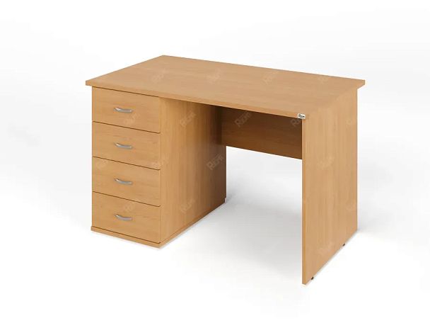 ЛАЙТ / LIGHT RLG008-12x7L Однотумбовый стол 120x70x75 Бук - Вид 1