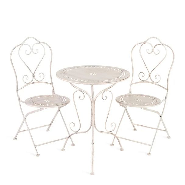 Комплект [стол + 2 стула] Secret de Maison Моник/Monique, металл, Античный белый (Antique White) - Вид 11
