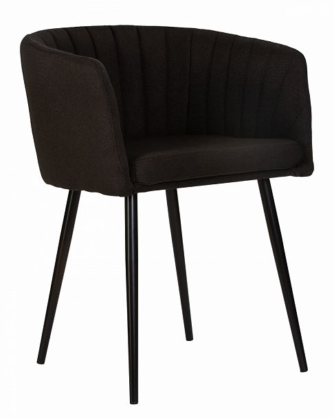 Стул обеденный DOBRIN ALINA (черная ткань (LAR-106D-28)) - Вид 1