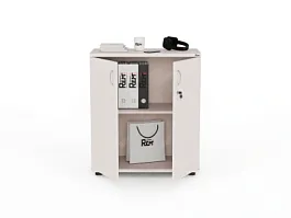 UNITY РШ3-12 ДУБ МОЛОЧНЫЙ Закрытый шкаф Прямой 730x380x832 - Фото предпросмотра