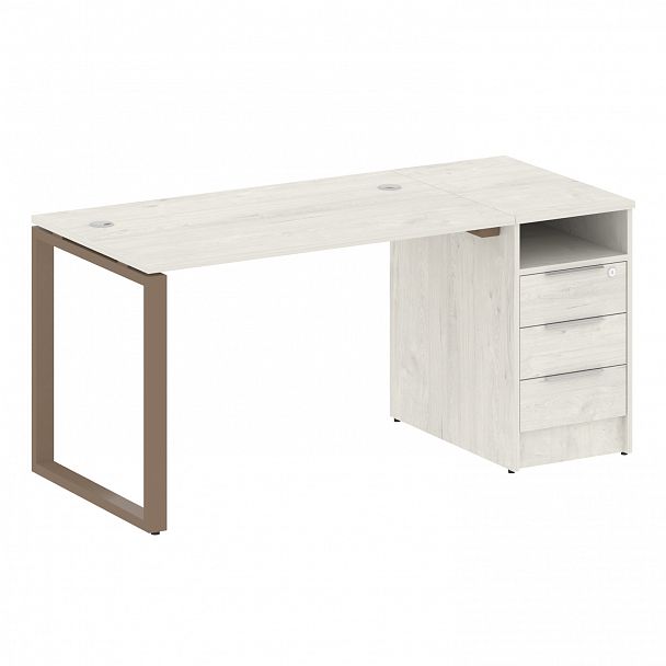 Рабочая станция "Metal System" БО.РС-СТП -1.2 дуб наварра/мокко - Вид 1