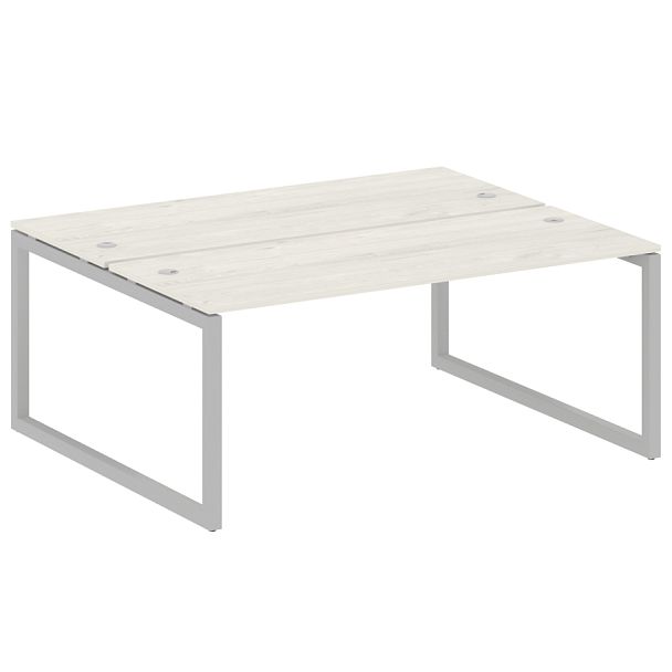 Metal System Quattro Р. ст. на О-образном м/к 50БО.РАС-СП-2.5 Дуб наварра/Серый металл 1800*1475*750 - Вид 1