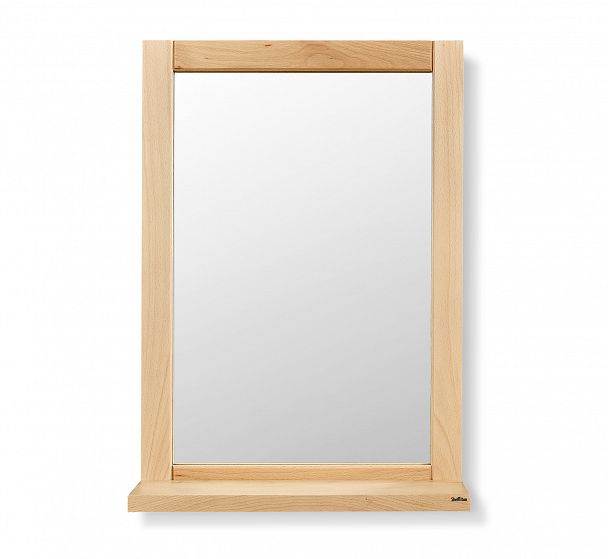 Зеркало с полкой Sheffilton Альберо SHT-М2 прозрачный лак - Вид 3