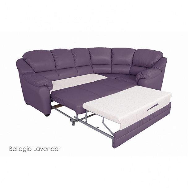 Угловой диван "Берг" в коже - Вид 6