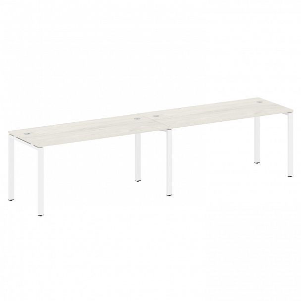 Рабочая станция "Metal System" БП.СМ-2.4 дуб наварра/белый - Вид 1