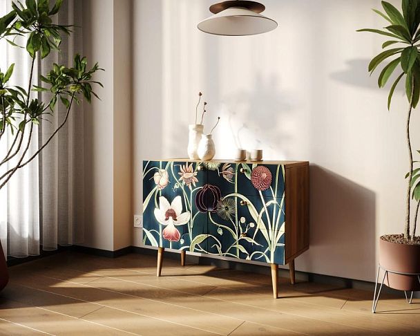 Комод Berber три ящика и дверка арт BB34/Print_54 - Вид 3