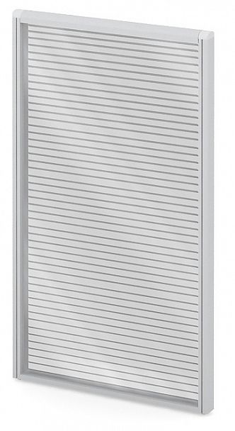 Модуль сплошной "Мобильные офисные перегородки «Логика»" ПК-ЛГ-МДС138х80Ж-В1-50 прозрачный - Вид 1