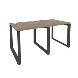 Onix Рабочая станция на О-образном м/к O.MO-RS-2.0.8 Тиквуд темный/Антрацит металл 1560*800*750 - Фото предпросмотра