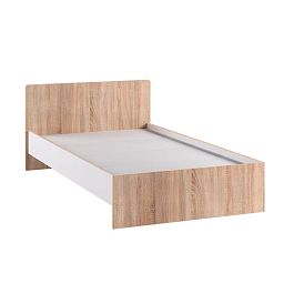 Спальня Бланка. Кровать 1,2 дуб сонома/белый - Фото предпросмотра