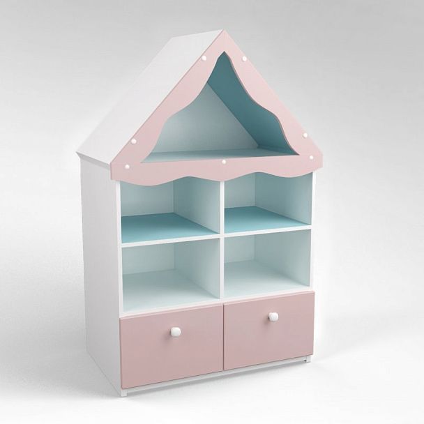 Стеллаж "Кукольный домик" ГОРОД - Вид 1