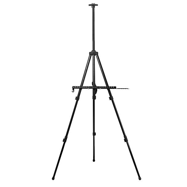 Мольберт-тренога металлический переносной, телескопический, 140х201х103 см, чехол, BRAUBERG ART, 192267 - Вид 2
