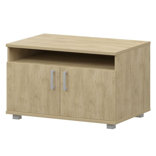 Тумба для оргтехники НТ-340 Баттл Рок 896x598x617 Аргентум - Вид 1