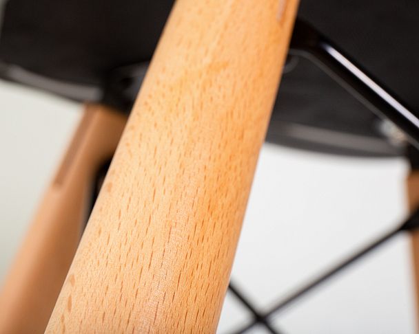 Стул барный DOBRIN BUTTERFLY BAR (ножки светлый бук, цвет чёрный) - Вид 12