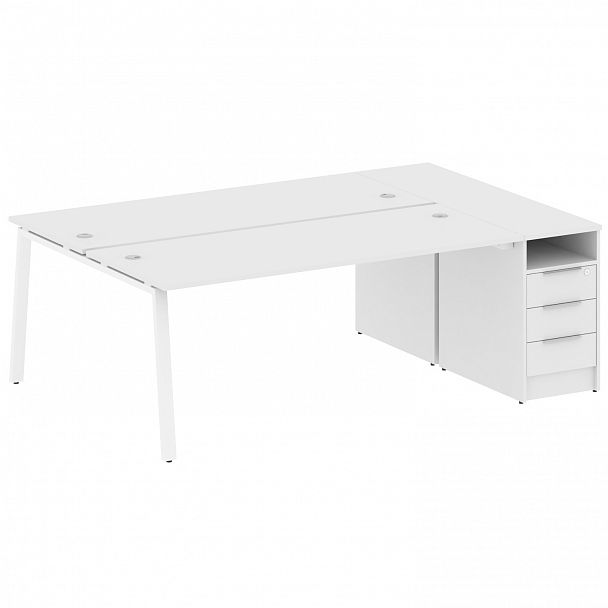 Рабочая станция "Metal System" БА.РС-СТП-2.5 белый - Вид 1